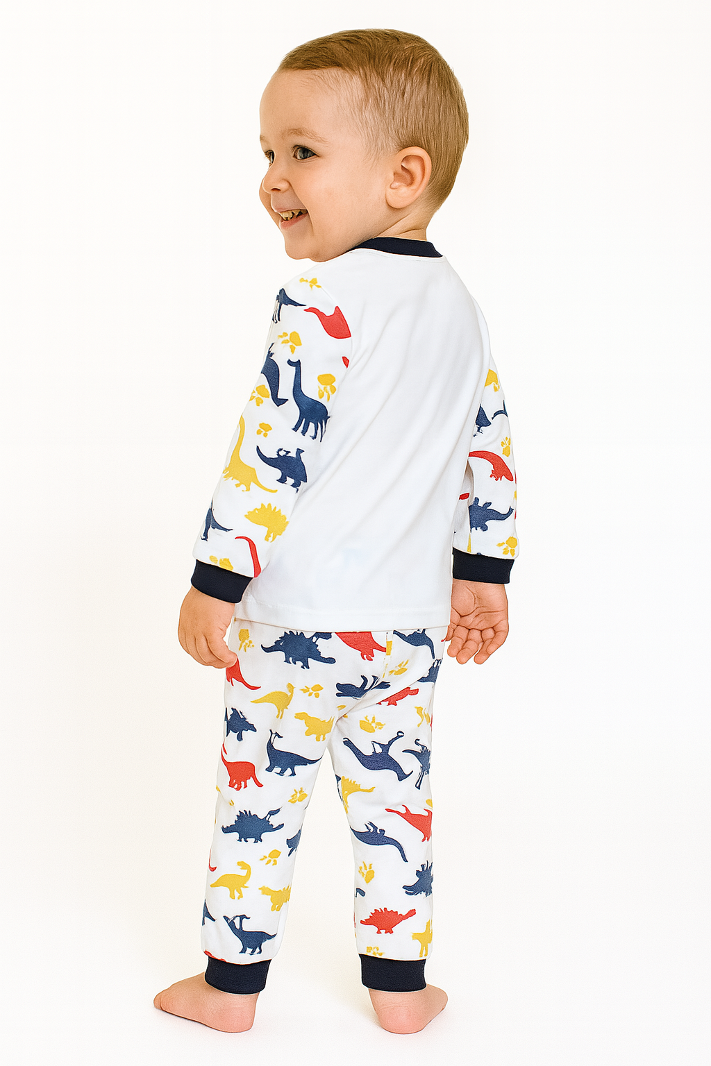 Cremefarbener Pyjama für Jungen, Supermini-Nummer 3175-16725-28