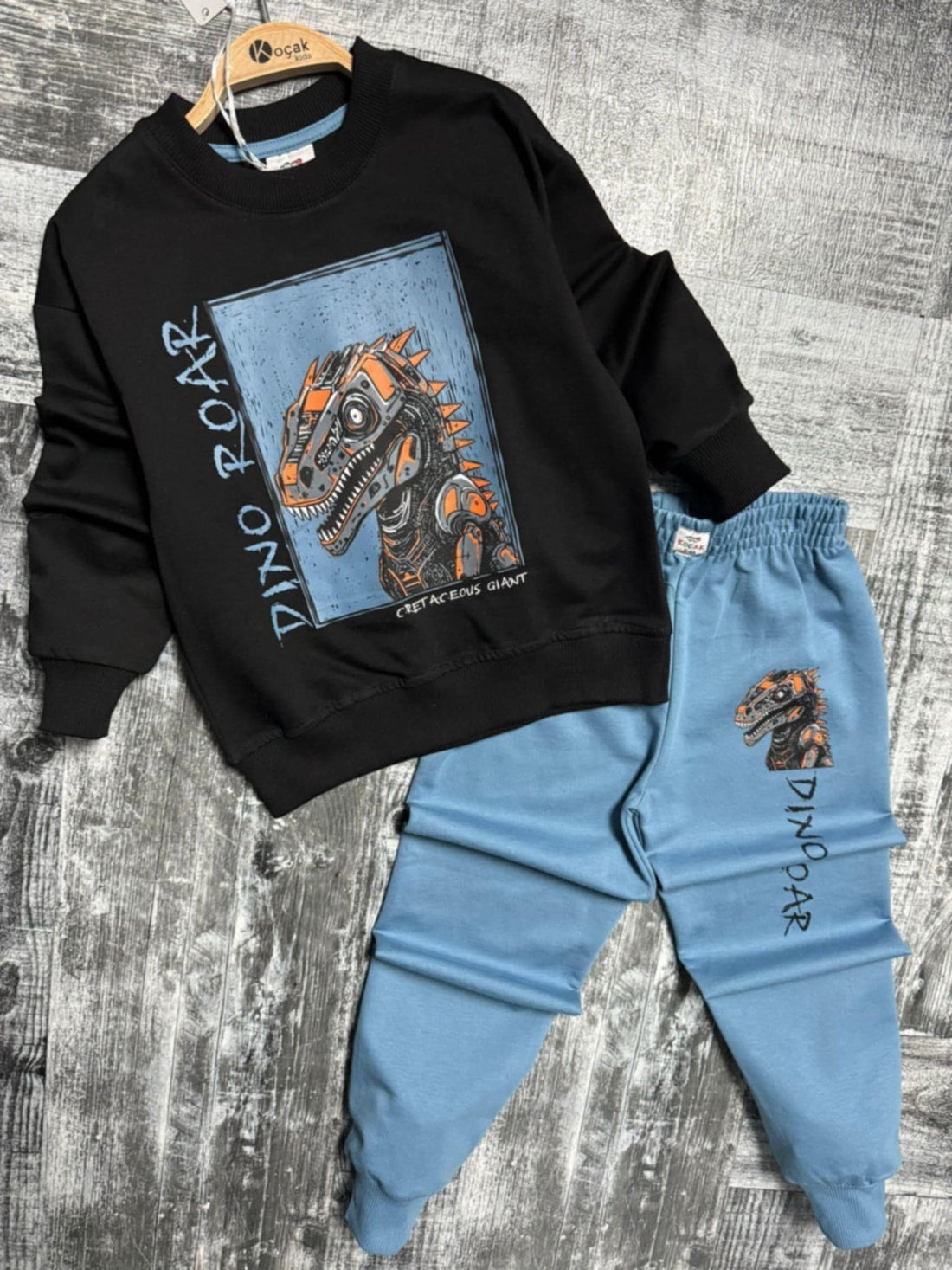 Dinoroar Jungen-Trainingsdecke, blau, 1323-7825-35