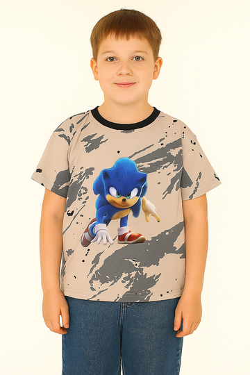 Beige Baumwollbluse für Jungen Guliwerkids 3423-30525-1