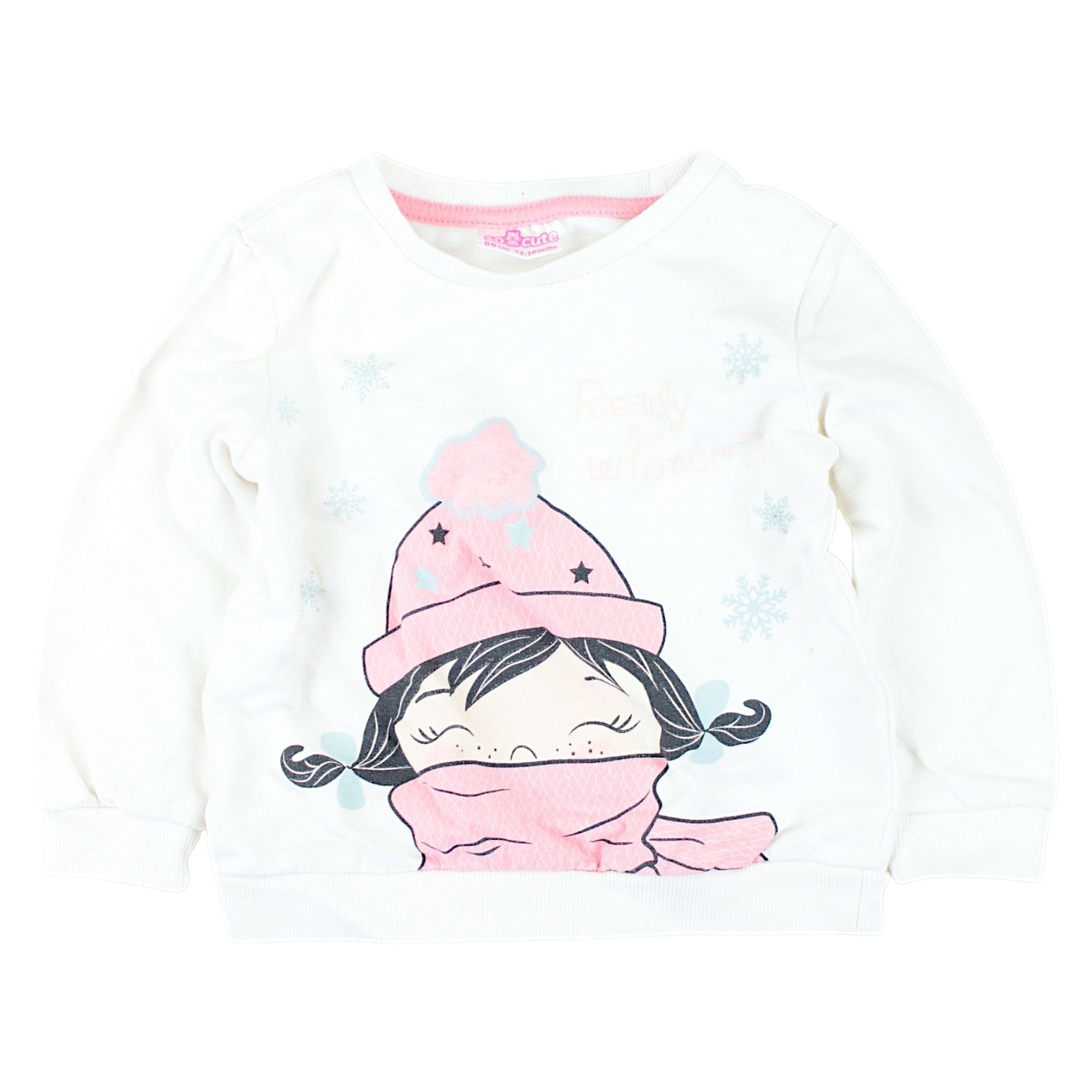 Langarm Winterbluse für Mädchen gebraucht Code 118