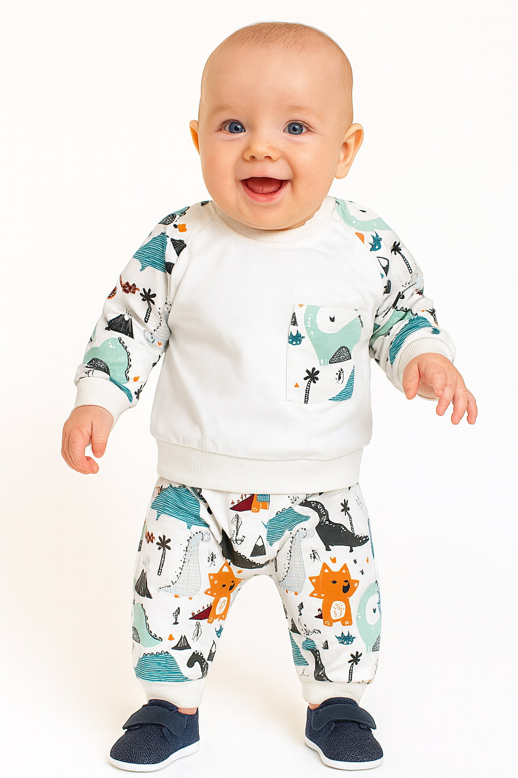 Beiger Trainingsanzug für Jungen Beygo 3534-16725