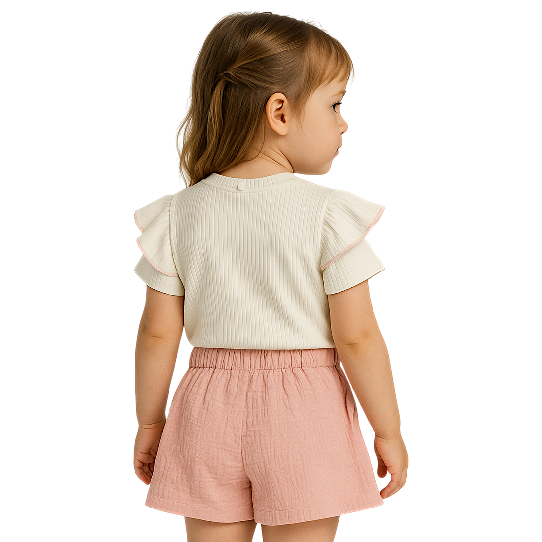 Lumia Baby 4005-30525 Rock-Shorts-Set mit Bluse, puderrosa für Mädchen