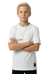T-shirt chłopięcy biały Ever LMR 4071-21326