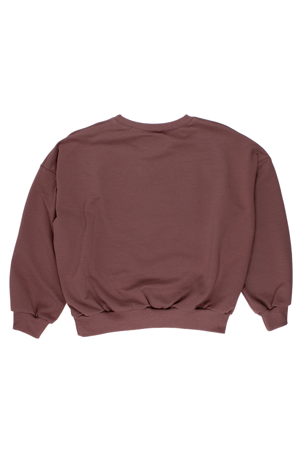 Mädchen mit Kätzchen-Sweatshirt, Schokoladenbraun, Guliwerkids 4119-28825