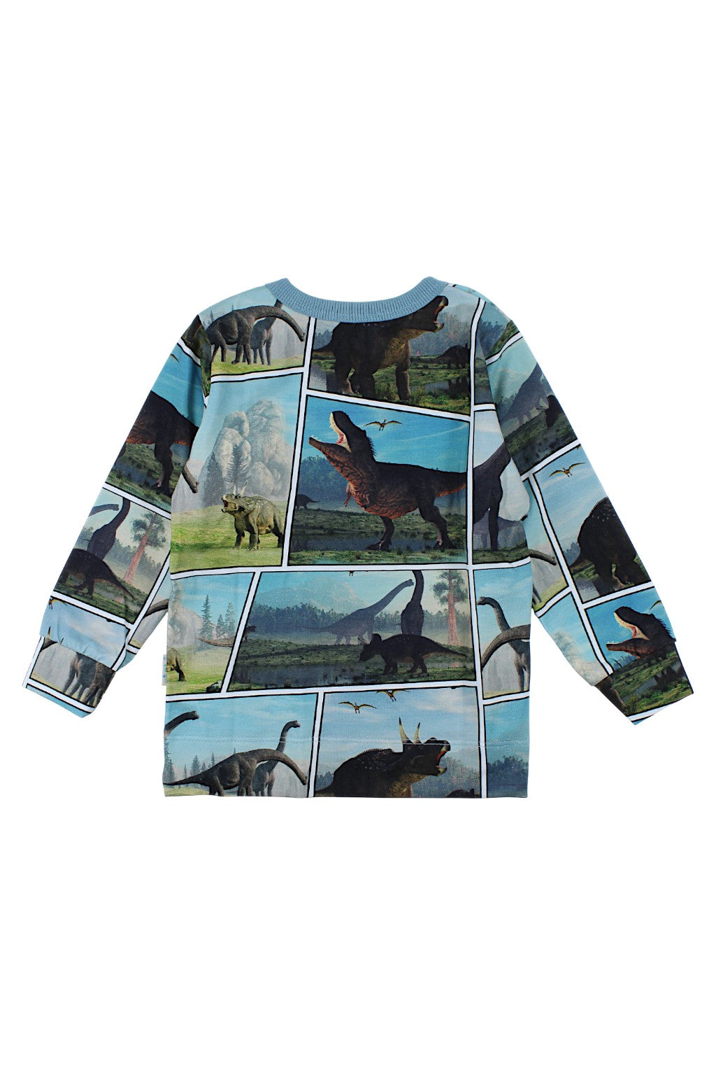 Dinosaurier-Bluse für Jungen, meergrün, Aipi 4120-221025