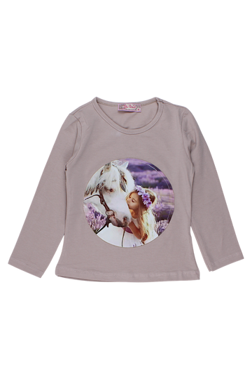 Beige Mädchenbluse Your Word 4121-12925-1