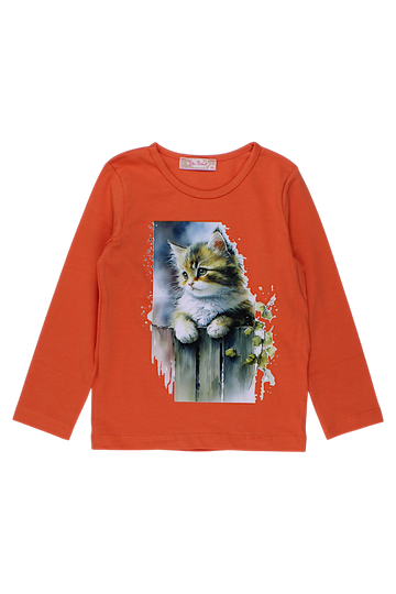 Mädchenbluse in Orange, Your Word 4123-12925-51