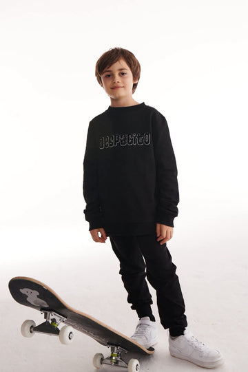 Bluza haft chłopięca czarna Despacito 4145-20326