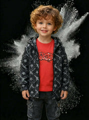 T-shirt chłopięcy czerwony Mimi 4183-21326