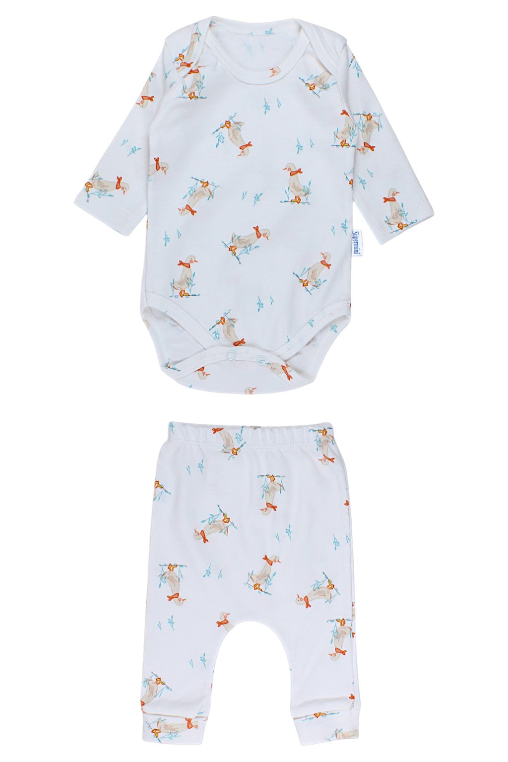 Cremefarbener Body für Mädchen, Supermini 429142-6825-28