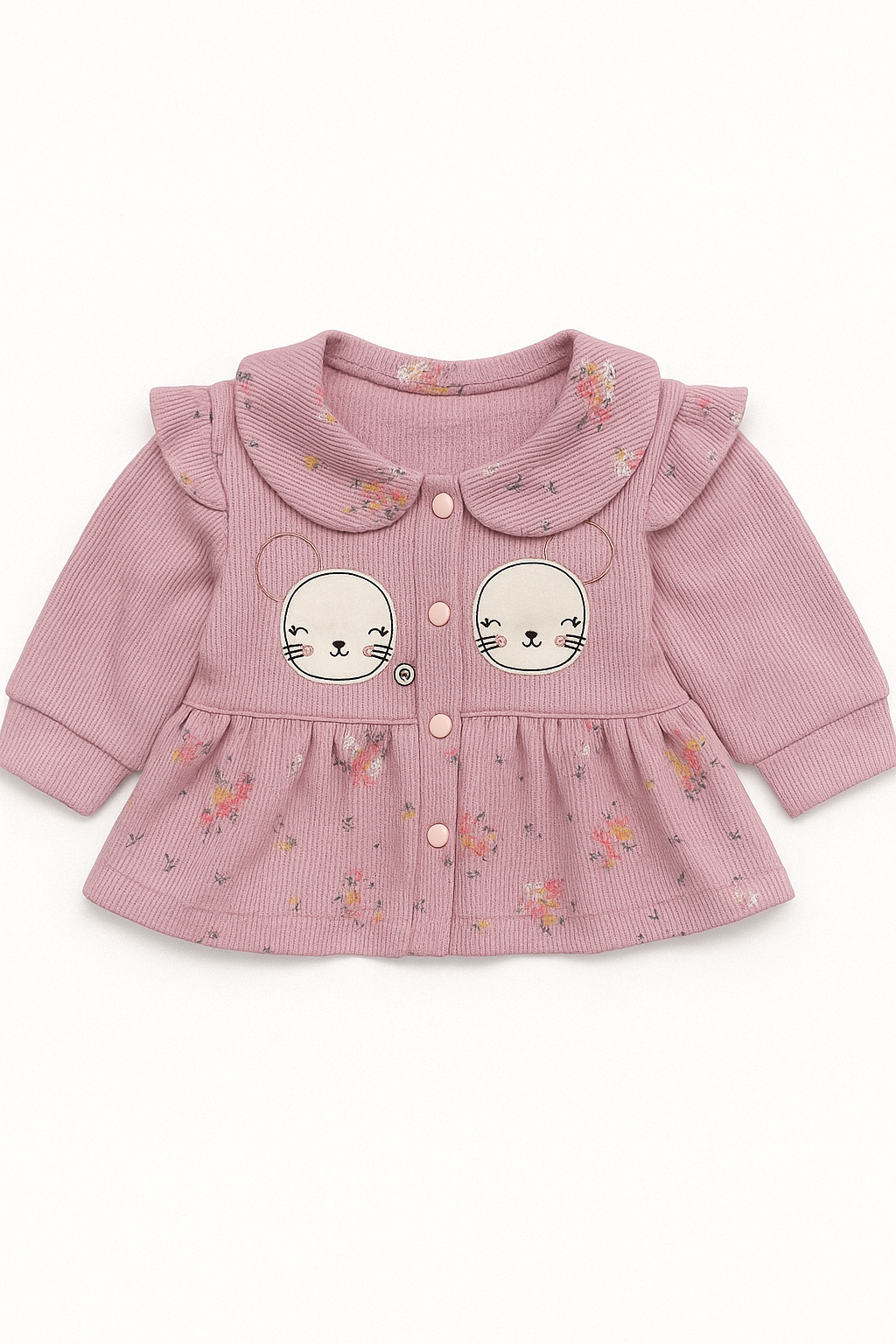 Mädchen Trainingsanzug mit Body, meliert, Pakel 4220-5625-47