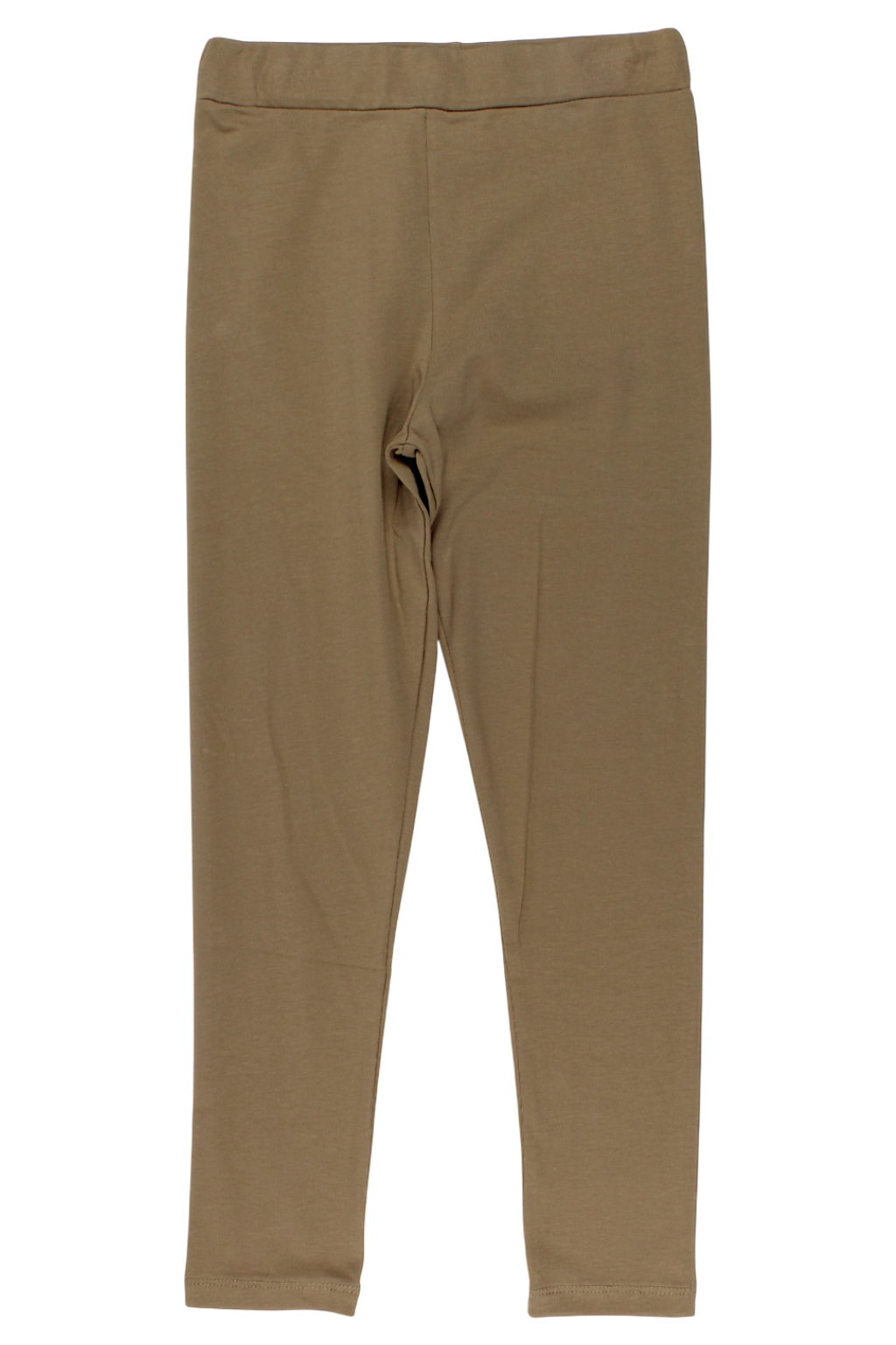 Mädchen-Baumwollleggings, kamelfarben, Timi 43102-20825