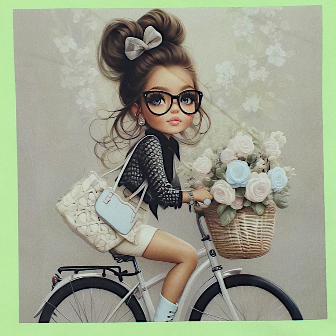 Mädchen Fahrradbluse lime Your Word 4323-14425