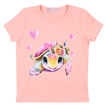 Mädchenbluse apricot Dein Wort 4323-2425-33