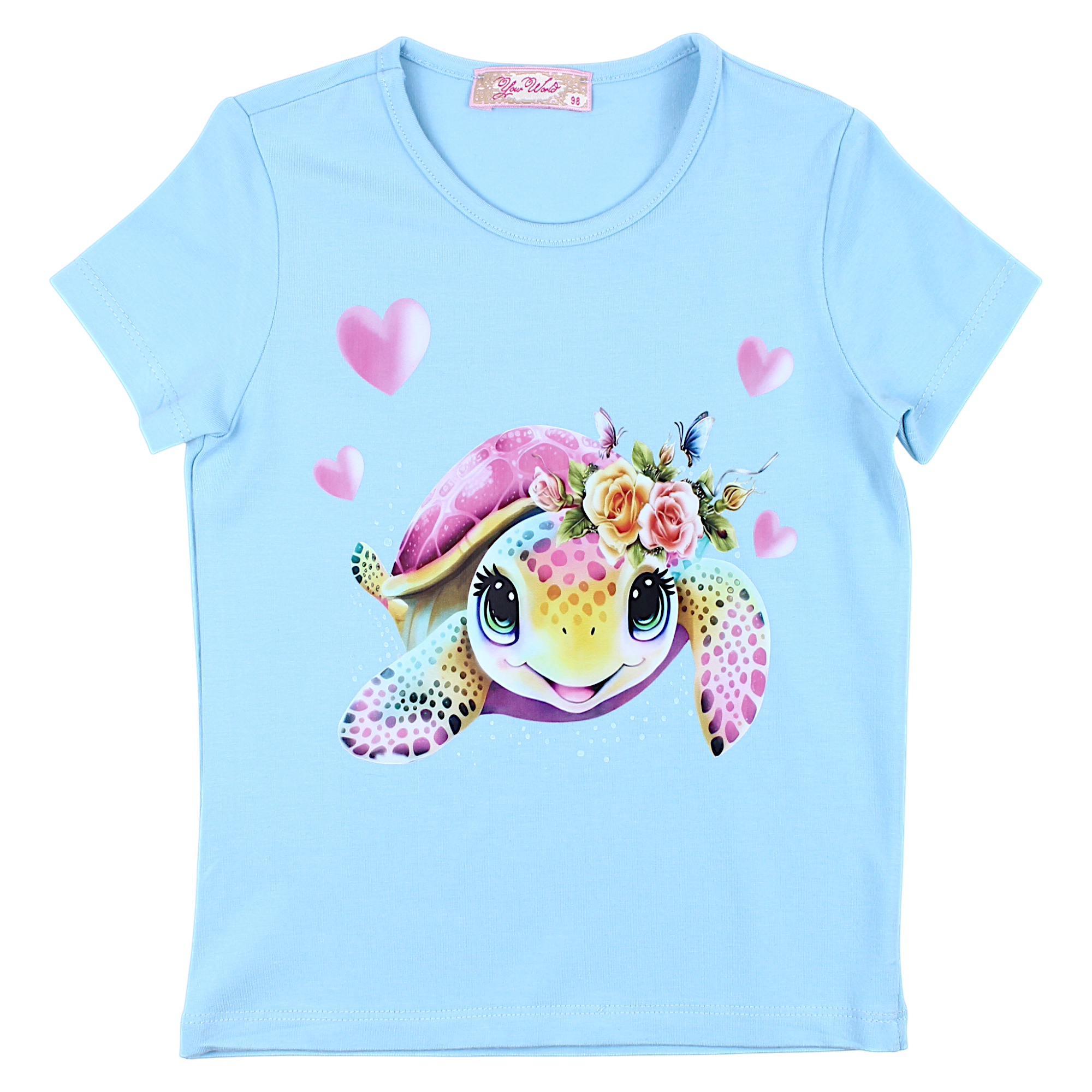 Blaue Mädchenbluse Your Word 4323-2425-35