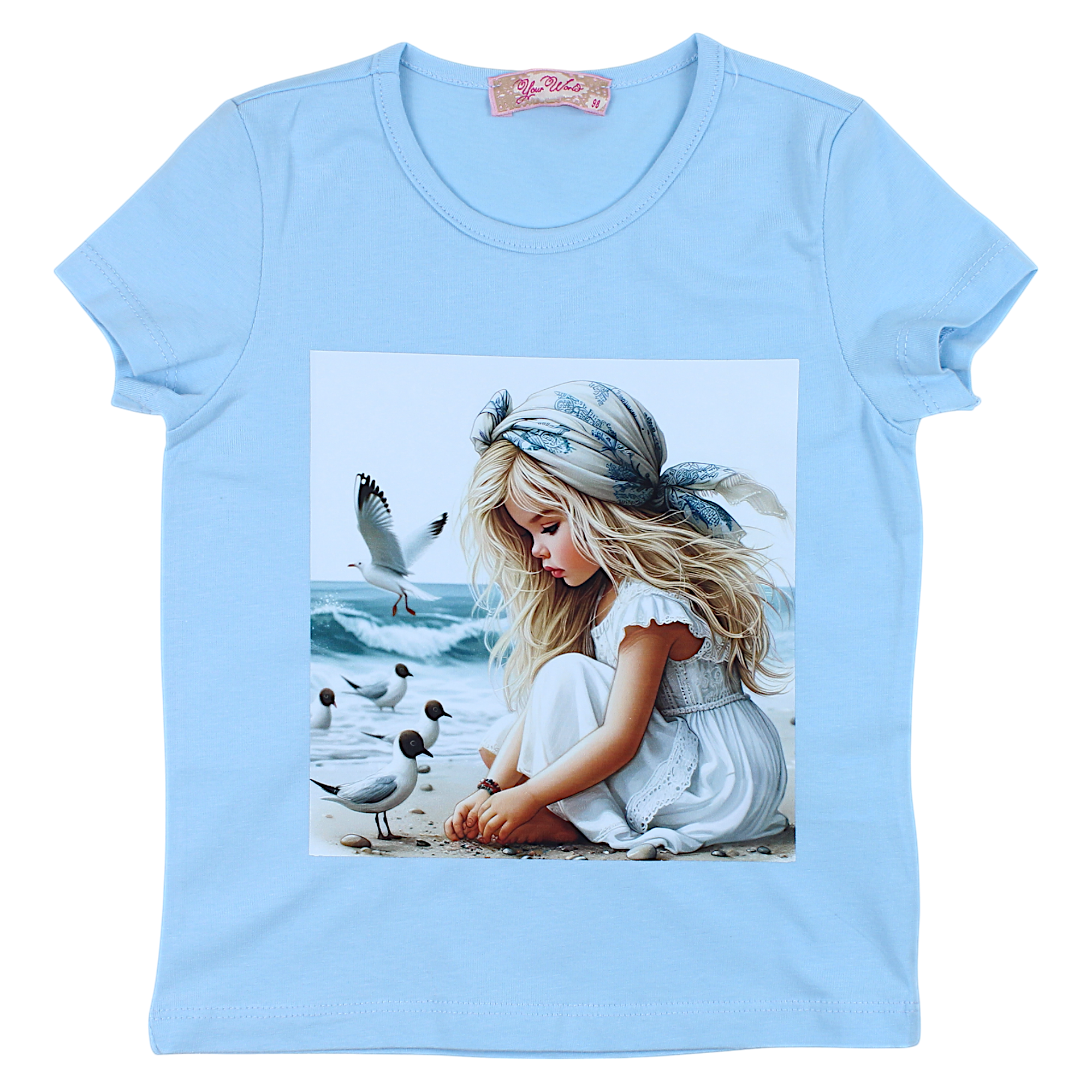 Mädchen Strandbluse blau Your Word 4323-28425