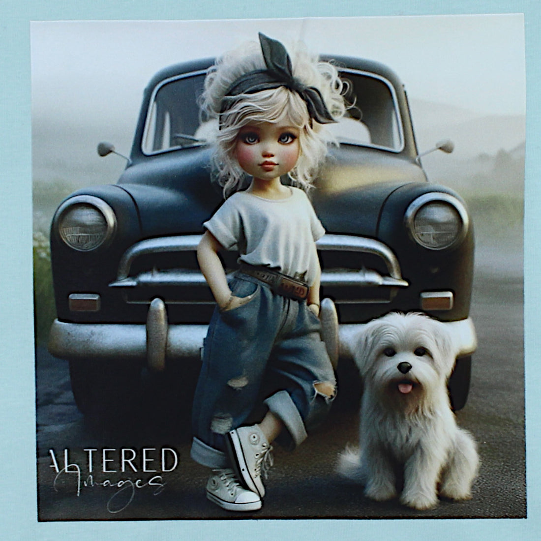 Mintgrüne Mädchenbluse Your Word 4327-2425