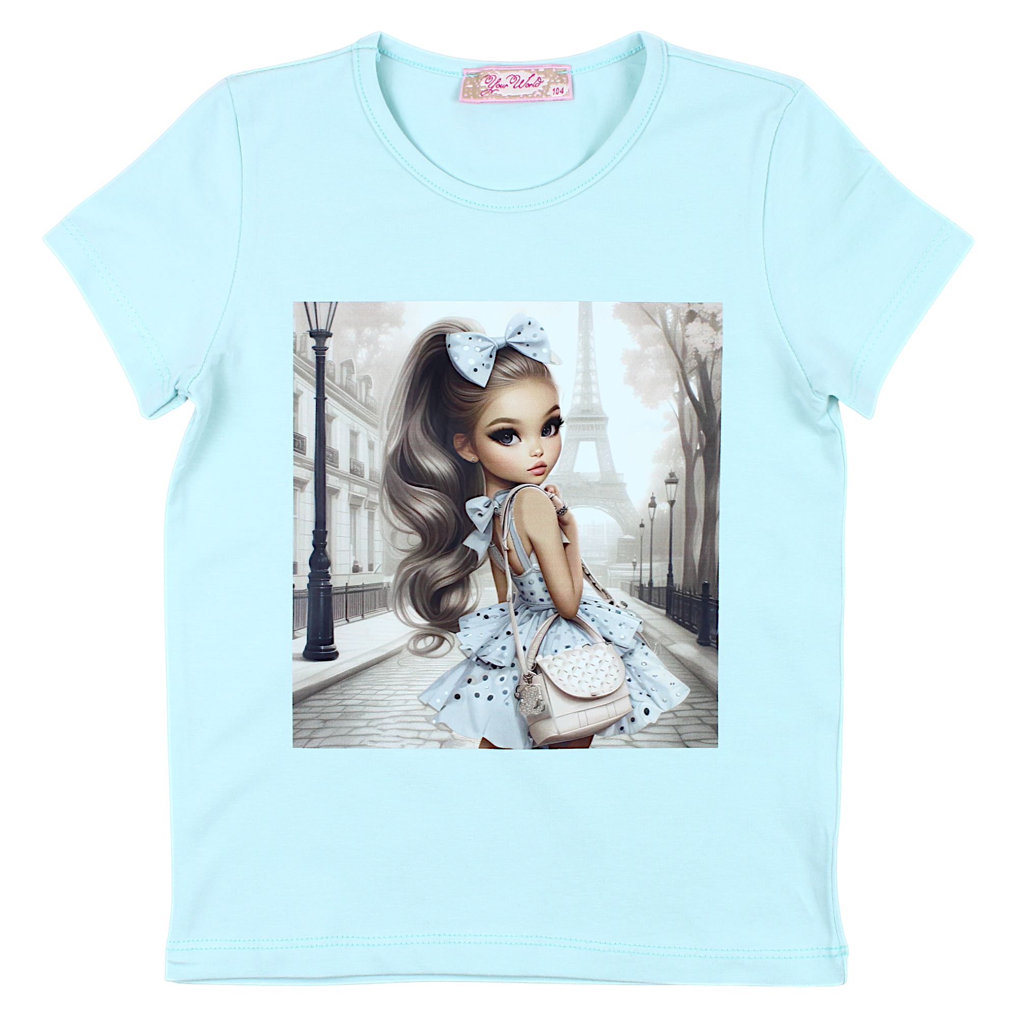 Mintgrüne Mädchenbluse Your Word 4327-2425-32