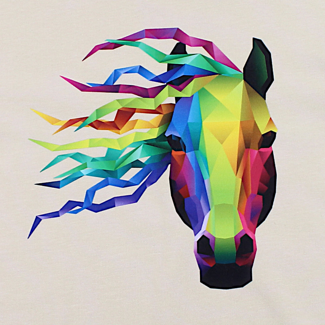 Beige Mädchenbluse mit Pferd Your Word 4329-2425-1