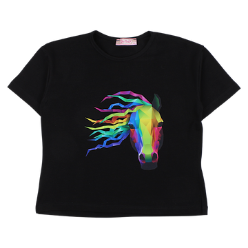 Schwarze Mädchenbluse Your Word 4329-2425