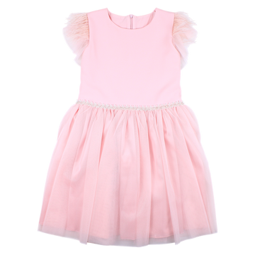 Abendkleid für Mädchen, puderrosa, Guliwerkids 4334-24-21325-39