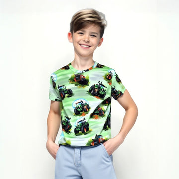 Grünes Jungen-T-Shirt Zak-Tex 4339-24-21325