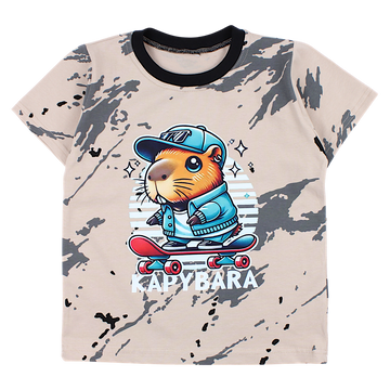 Beige Jungenbluse Guliwerkids 4352-2425