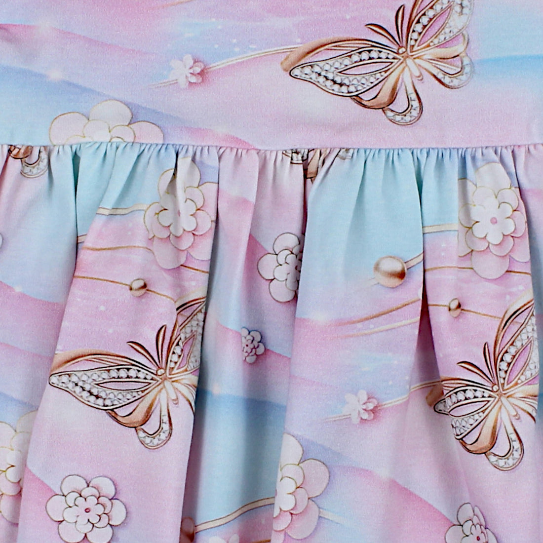 Rosa Schmetterlingskleid für Mädchen Guliwerkids 4356-2425-40