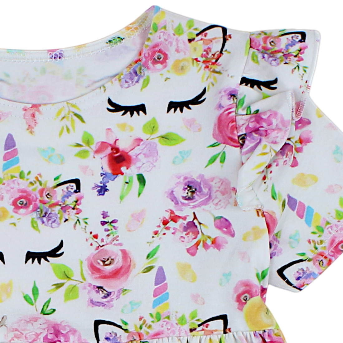 Mona rosa Baumwollkleid für Mädchen 4356-6525-40