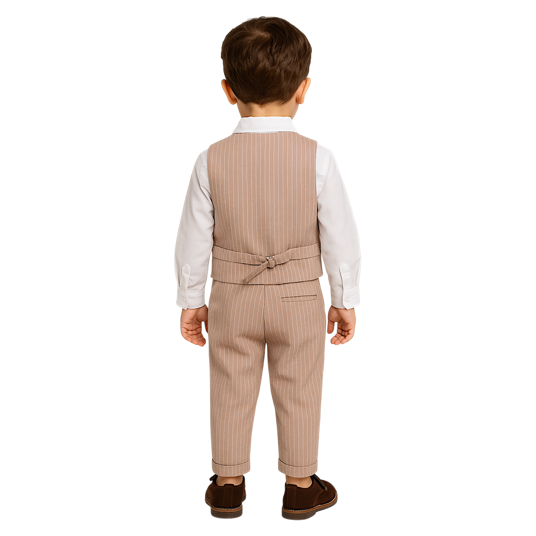 Elegantes 4-teiliges beiges Jungenset Efbey 4392-13525-23