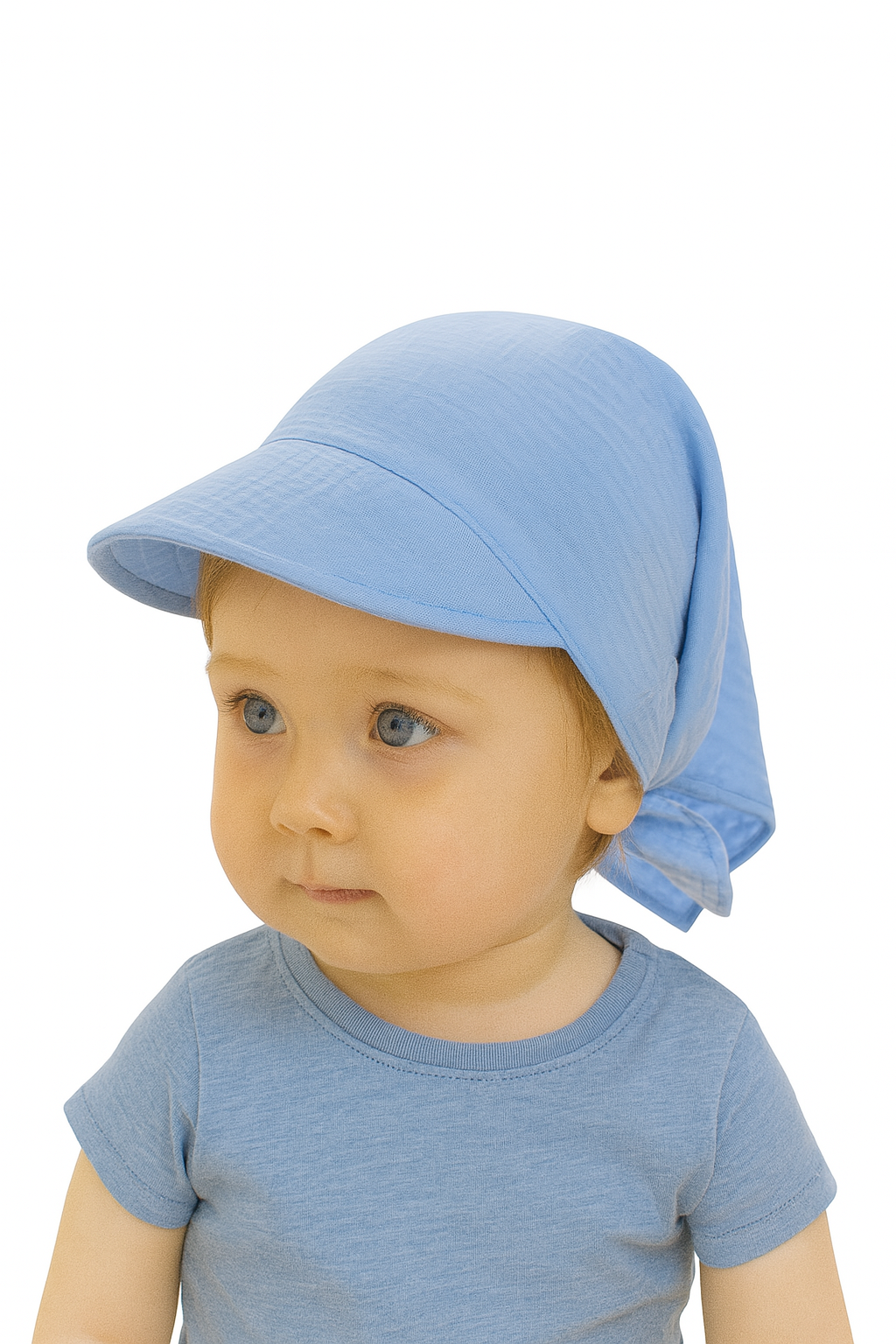 Mädchen Musselinschal blau Guliwerkids 3235-1-26625-35