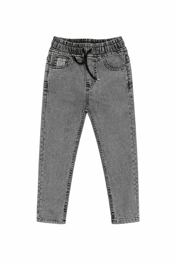 Spodnie joggery soft chłopięce szare Gocer 4562-161225-41