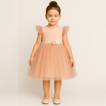 Mädchen Tüllkleid, Puderrosa, Guliwerkids 4901-15425