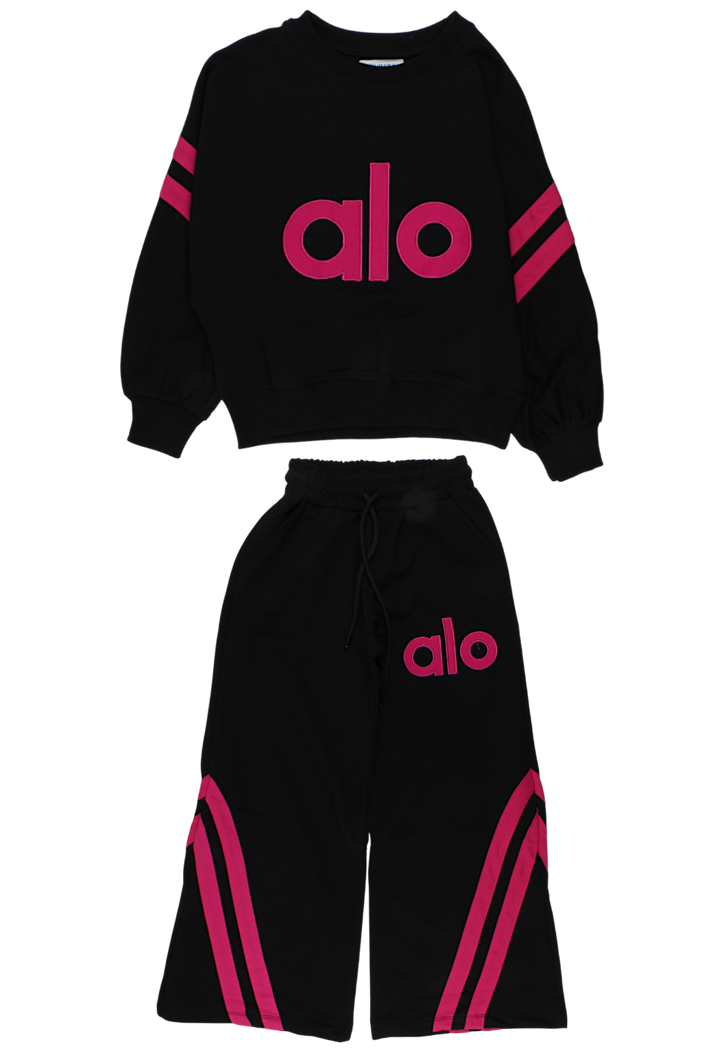 Alo Mädchen-Set schwarz Guliwerkids 5217-16925