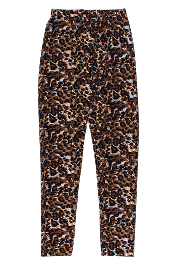 Leggings mit Leopardenmuster für Mädchen, braun, Guliwerkids 5220-16925