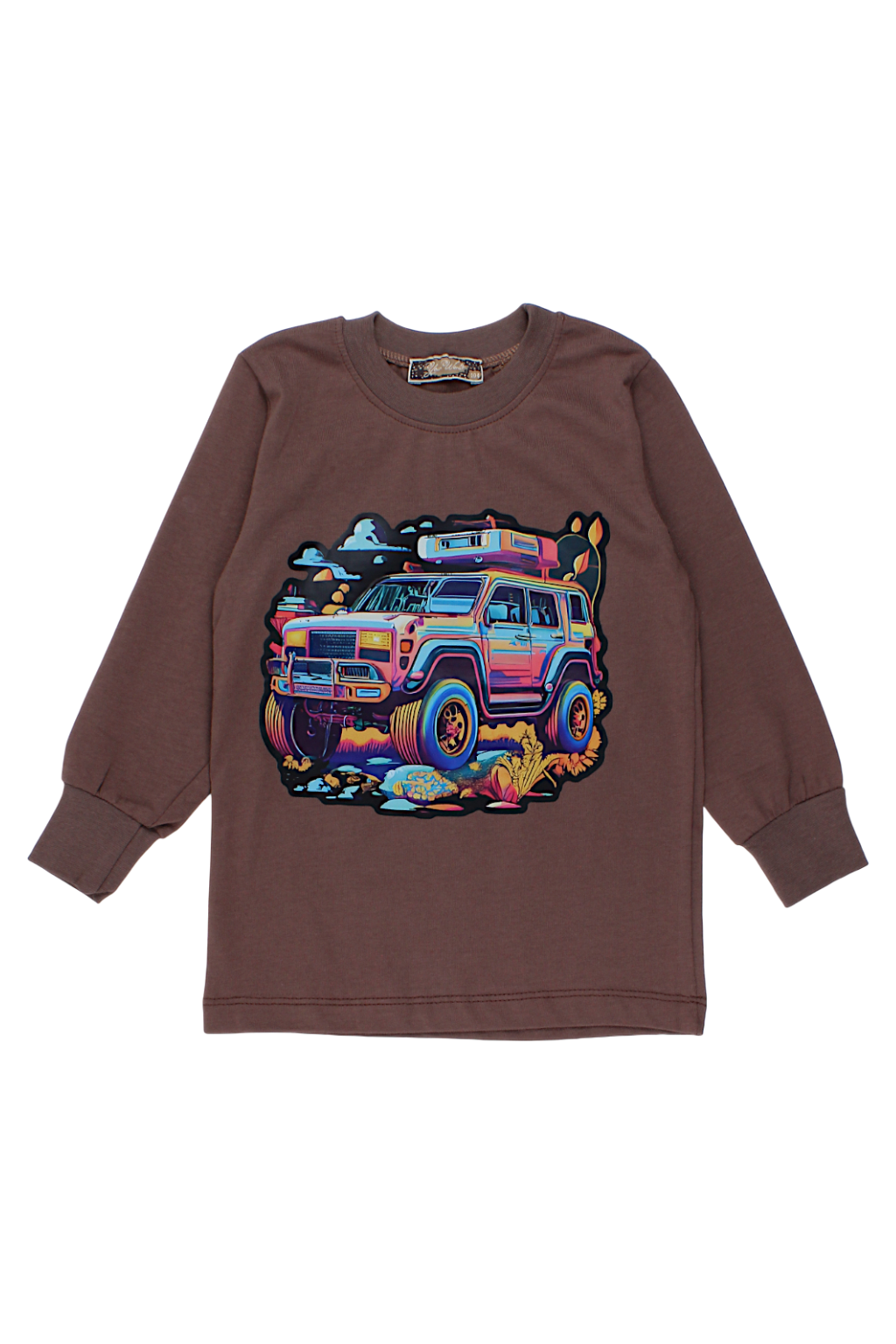 Jungenbluse mit Schokoladen-Jeep-Motiv, Your Word 5410-20825