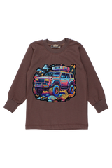Jungenbluse mit Schokoladen-Jeep-Motiv, Your Word 5410-20825