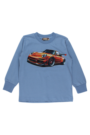 Jungenbluse mit Automotiv, blau, Your Word 5410-20825-35