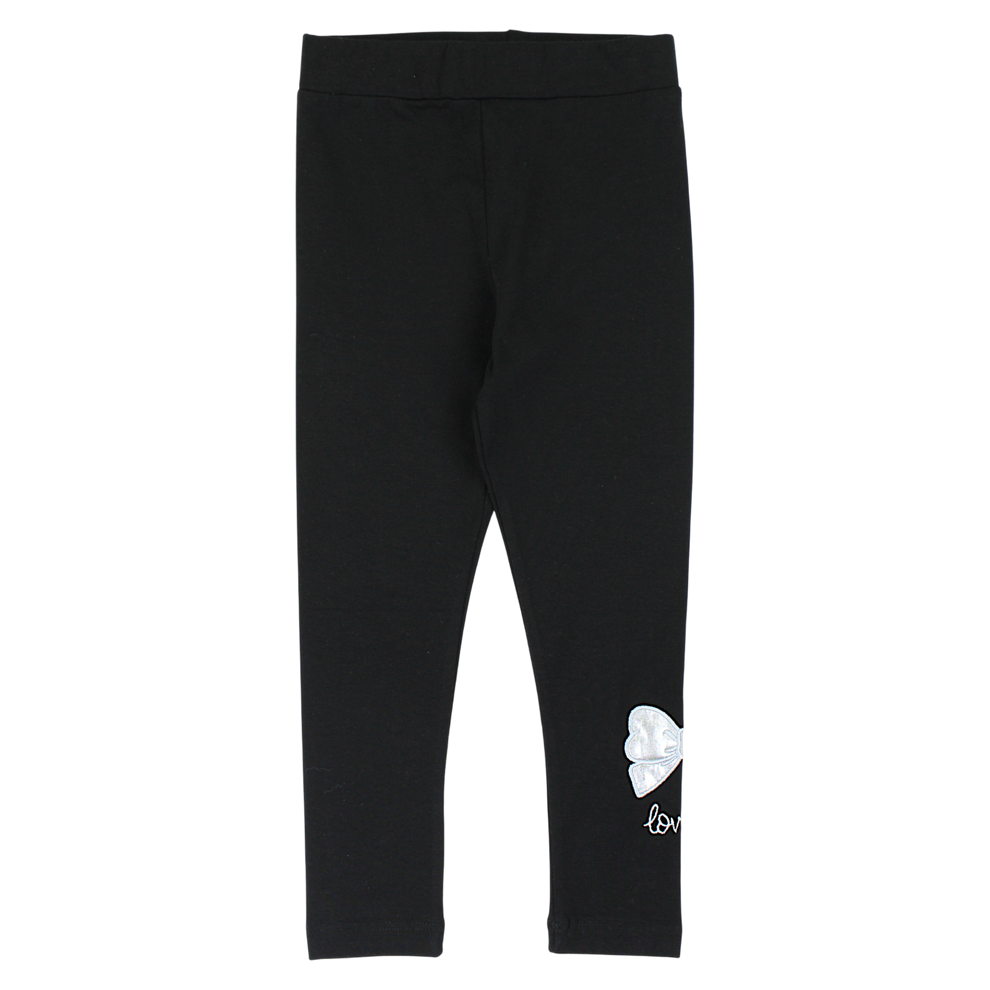 Mädchen Leggings mit Holo-Schleife schwarz Breeze 54524-12225-14