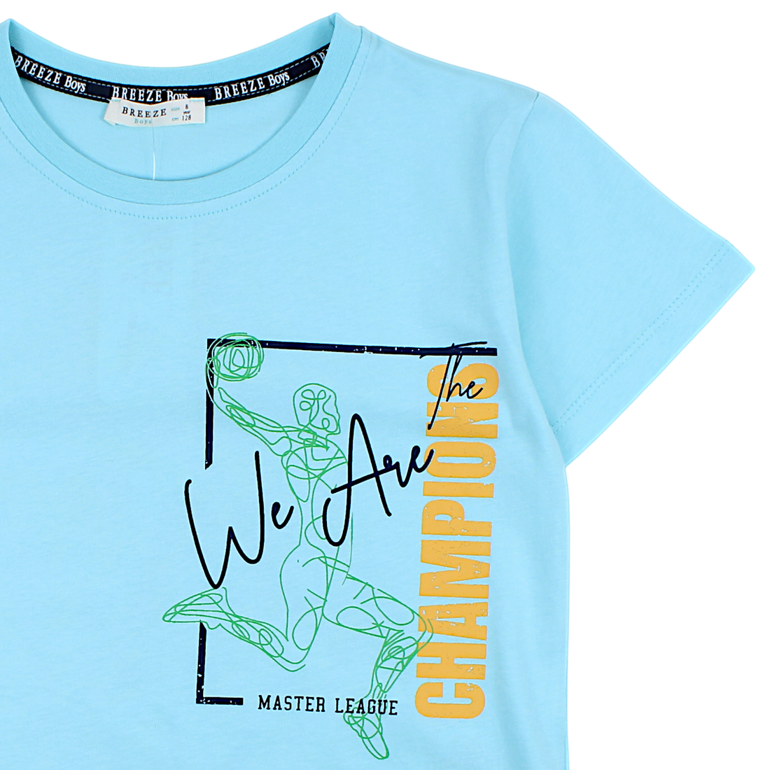 Jungen Basketballshirt türkis Breeze 5523-14425