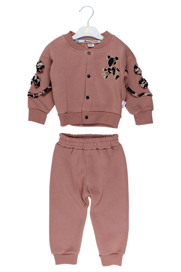 Isoliertes Set für Mädchen, puderrosa, Donino 60298-11925