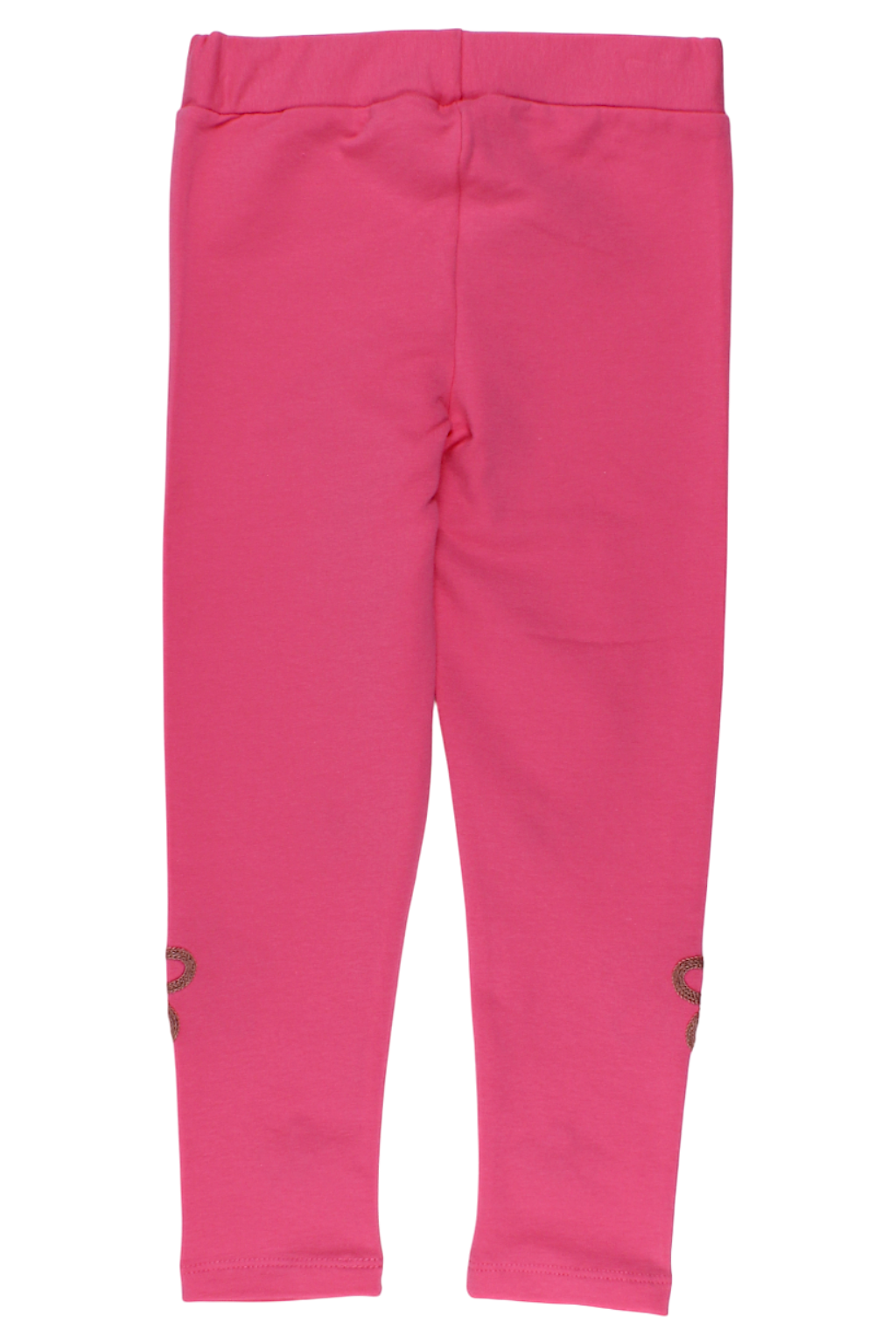Baumwollleggings mit Stickerei für Mädchen, rosa Timi 60512-20825-40