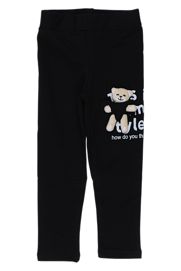 Mädchenleggings schwarz Timi 60521-17925