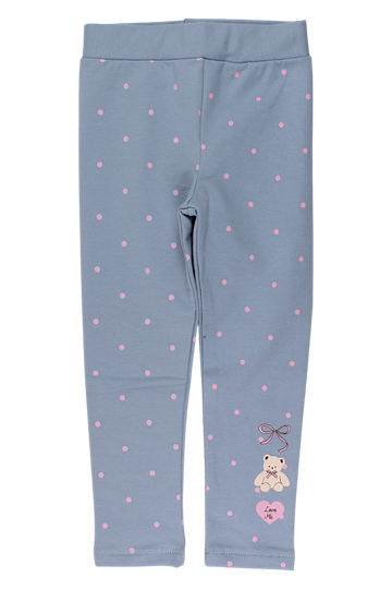 Mädchenleggings, aschgrau, Timi 60527-17925