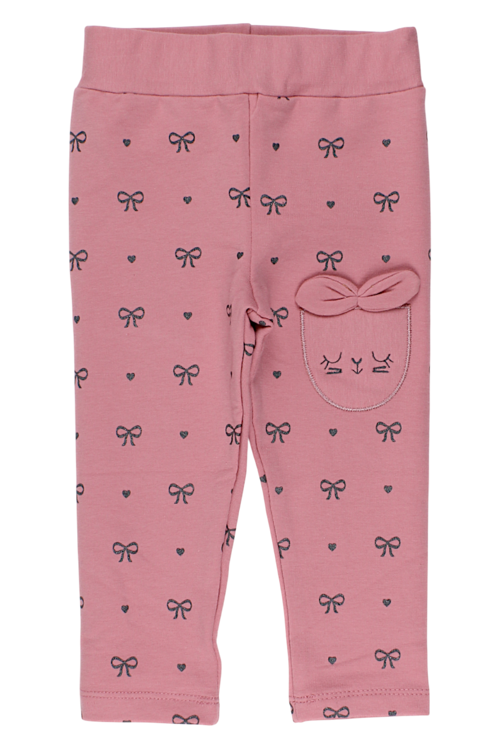 Mädchenleggings, puderrosa, Timi 60604-17925