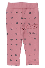 Mädchenleggings, puderrosa, Timi 60604-17925