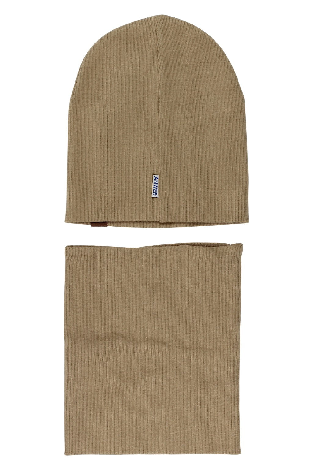 Mütze und Schal für Jungen, beige, Anwer 6268-26925