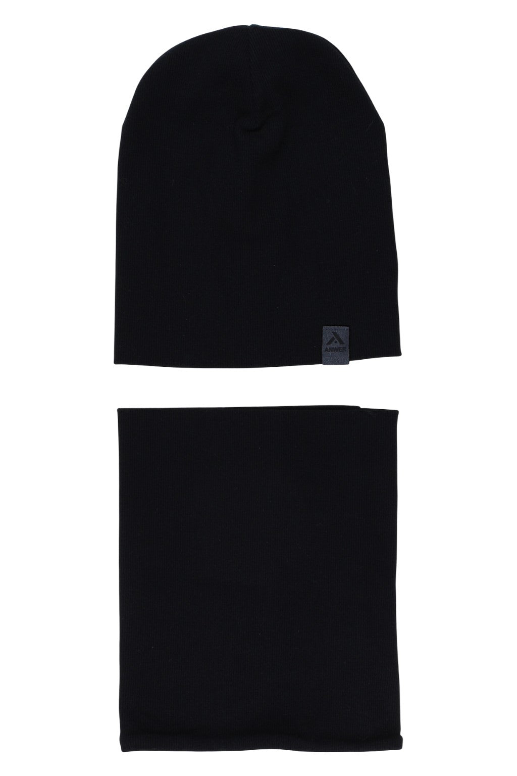 Jungenmütze und Schal-Set, schwarz, Anwer 6268-26925