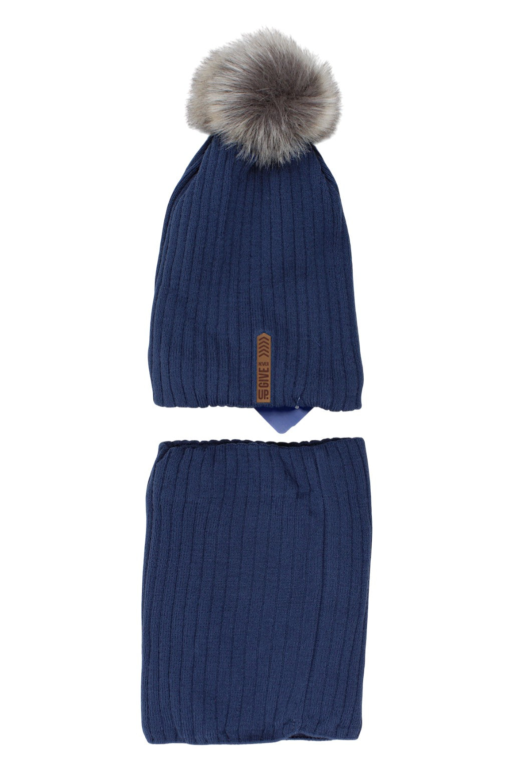 Jungen-Set aus Mütze, Schal und Jeans Agbo 6530-221025-26