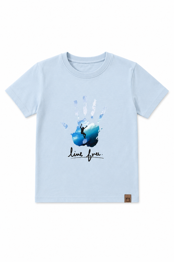 T-shirt chłopięcy niebieski MiMi 6889-29526